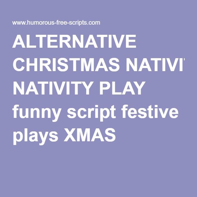 Free funny christmas play scripts